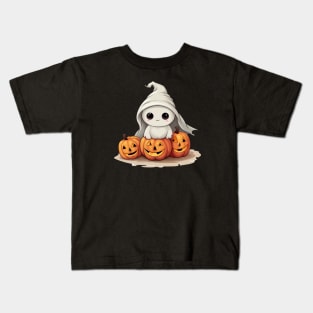 Boo Pumpkin Kids T-Shirt